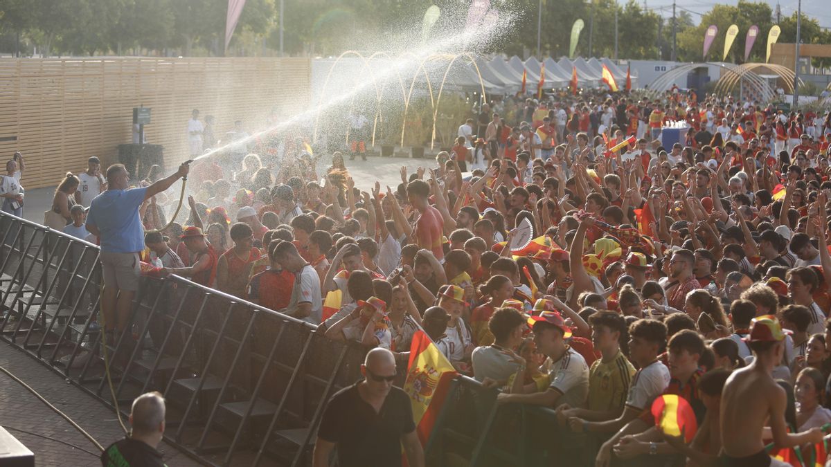 El ambiente de la afición española en el Córdoba Live, en imágenes