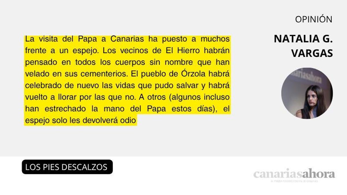 Los pies descalzos