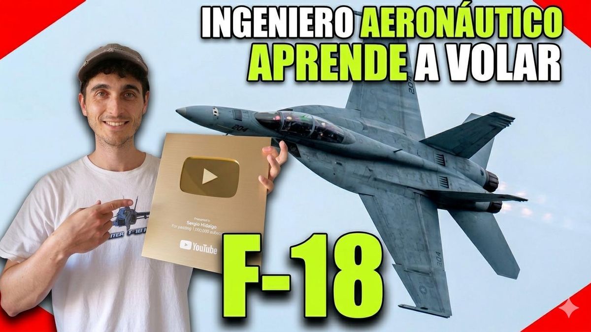 Sergio Hidalgo, el mayor Youtuber en español del mundo aeronáutico, presenta su libro este jueves en León
