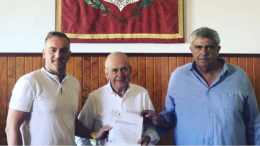 Acto de firma del convenio.