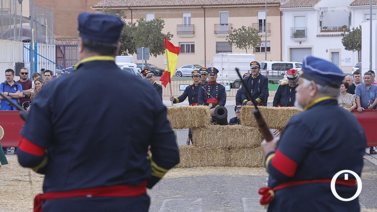Recreación de la batalla del Puente de Alcolea
