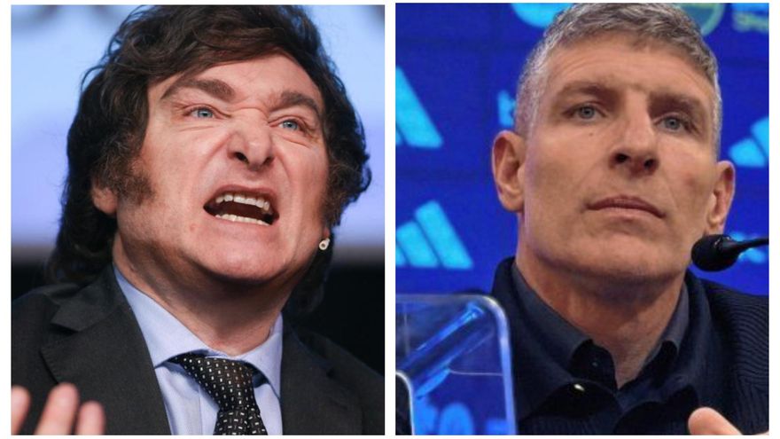 Milei expresa sus ganas de volver a la cancha de Boca si Palermo es DT