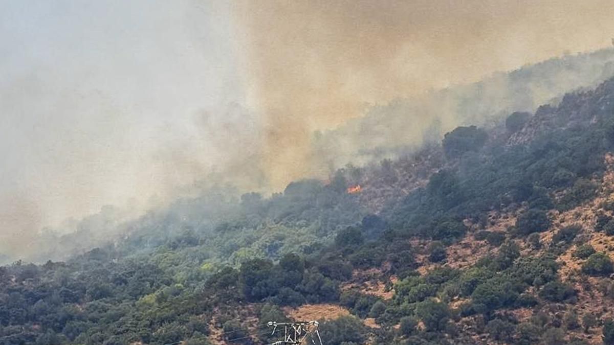 Incendio en Cerro Muriano