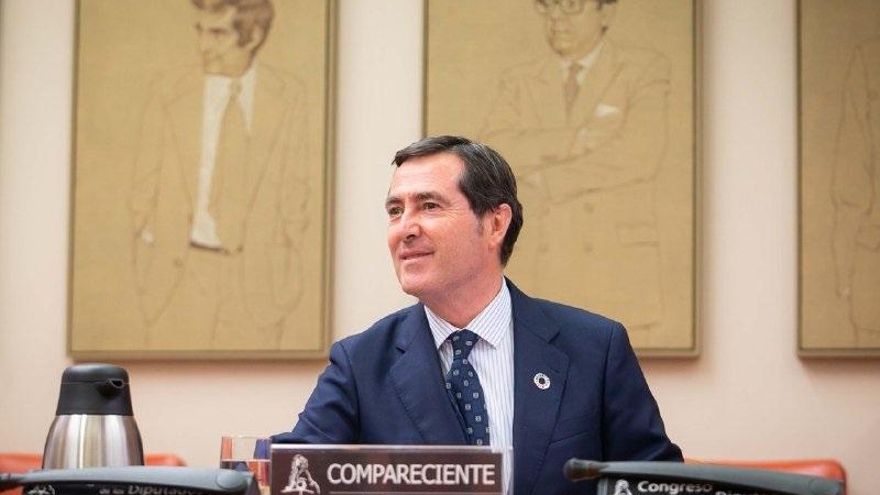 El presidente de CEOE, Antonio Garamendi.