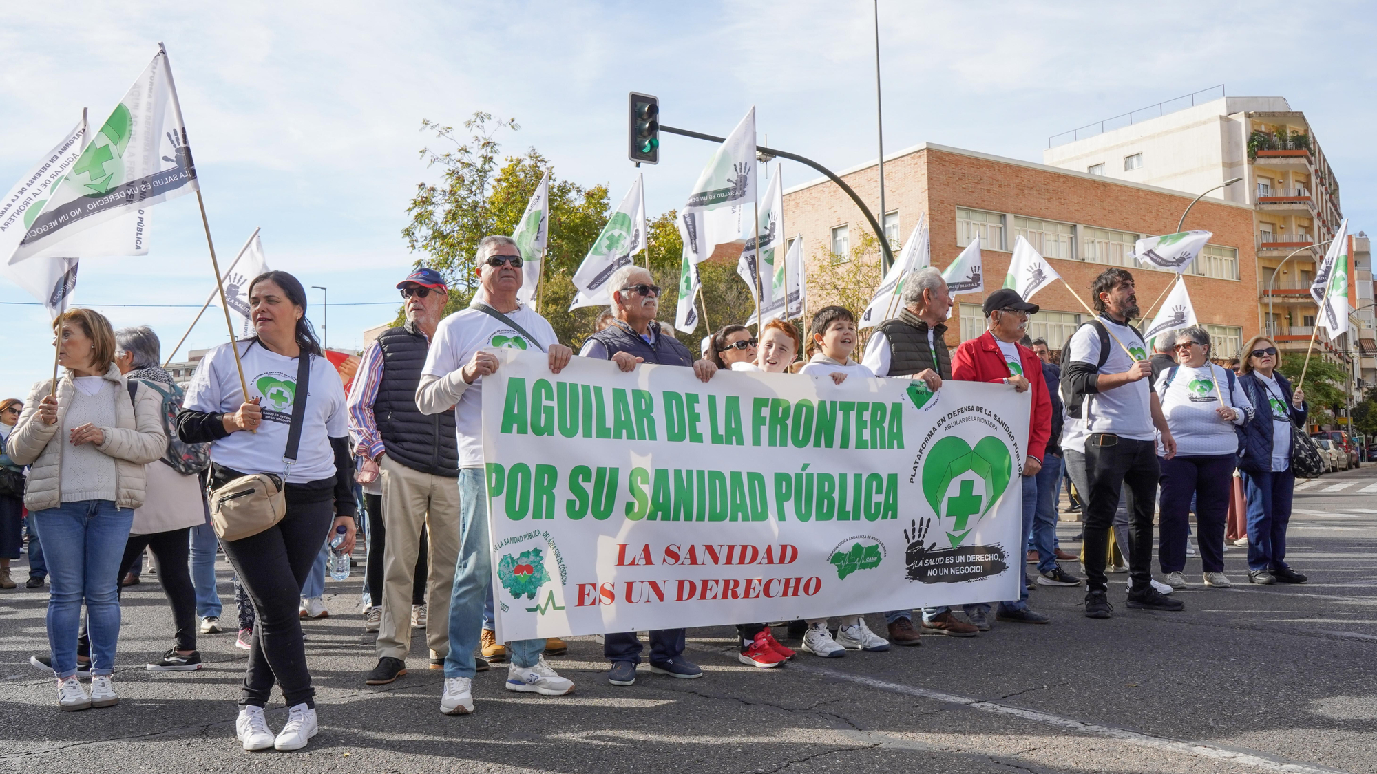 Manifestación en defensa de la sanidad pública