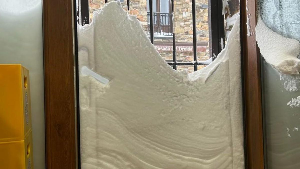 La nieve blanquea por fin la Montaña de León