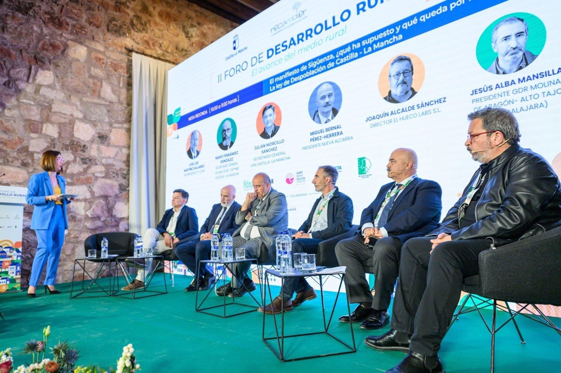 II Foro de Desarrollo Rural organizado por la Red Castellanomanchega de Desarrollo Rural (RECAMDER) en Sigüenza (Guadalajara)