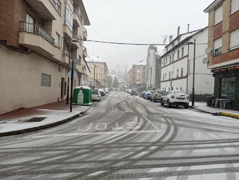 Nieve en Villablino.