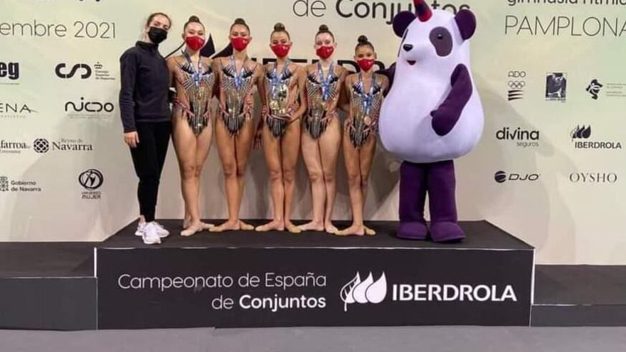 Dos oros para el Batistana en el inicio del Campeonato Nacional de Gimnasia Rítmica de Conjuntos
