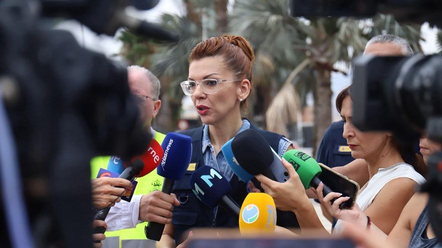 La delegada del Gobierno en Melilla, Sabrina Moh, este sábado 1 de agosto.
REMITIDA / HANDOUT por DELEGACIÓN DE GOBIERNO.