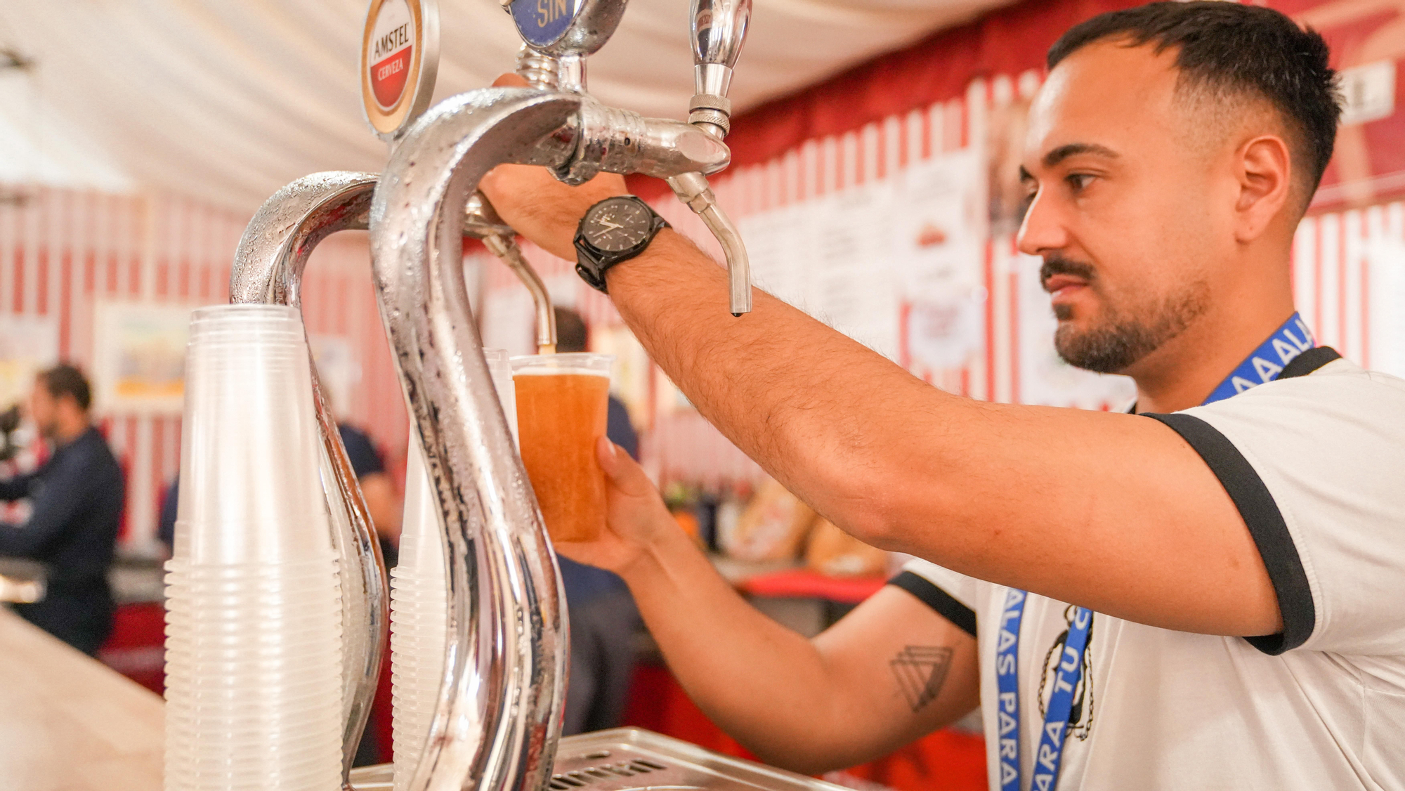 Comidas de empresas y amigos en la Feria de Córdoba