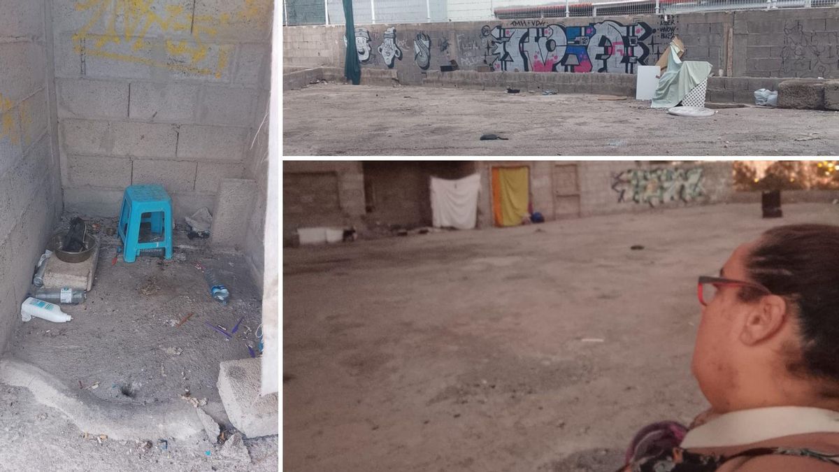 María, golpeada por la crisis de vivienda: sobrevive durmiendo en solares en Tenerife y tiene dos hijos a cargo