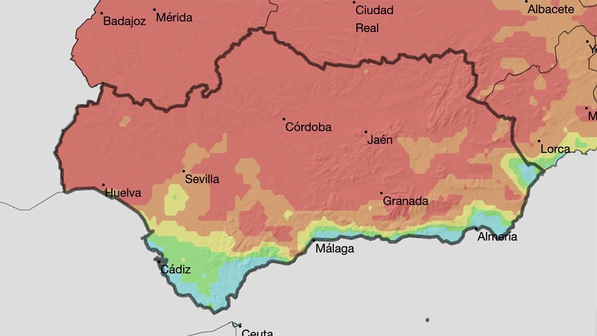 Riesgo extremo de incendios en toda la provincia de Córdoba el jueves 17 de julio | AEMET