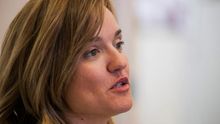 La portavoz del PSOE en el ayuntamiento de Zaragoza, Pilar Alegría.