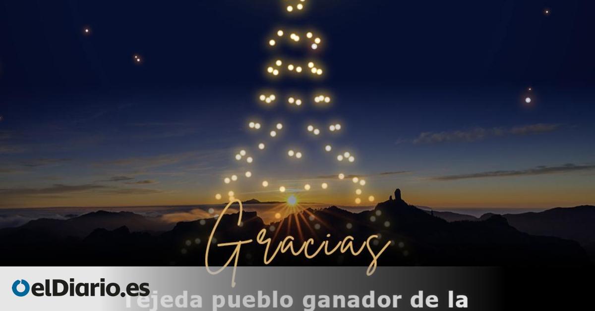 Tejeda gana el concurso  Juntos Brillamos Más  de Ferrero Rocher y llevará  la luz de la Navidad  a todos los rincones de España