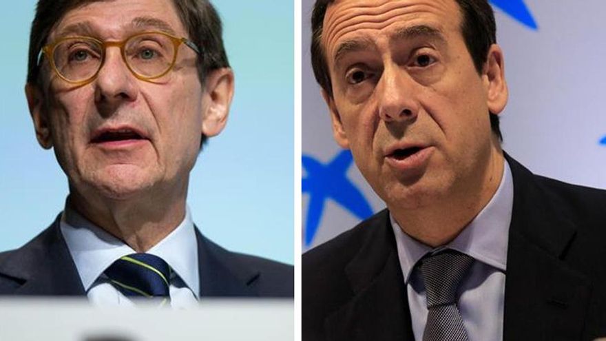 Bankia y CaixaBank negocian una fusión