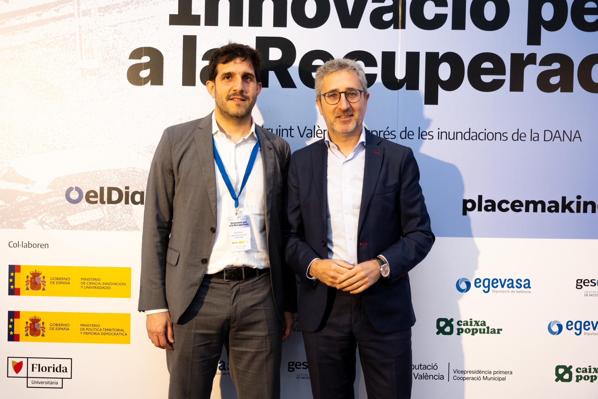 Sergi Pitarch y Arcadi España.