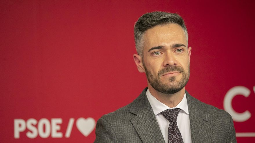 El portavoz de la Ejecutiva federal del PSOE, Felipe Sicilia, en una foto de archivo.