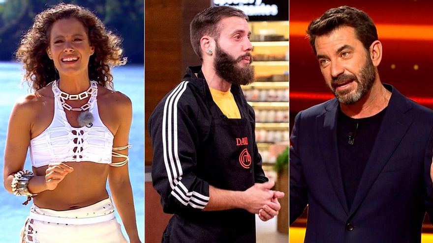 'Supervivientes' (16.6%) también lidera en miércoles, 'MasterChef' (9.8%) marca mínimo histórico y  'El 1%' (13%) baja