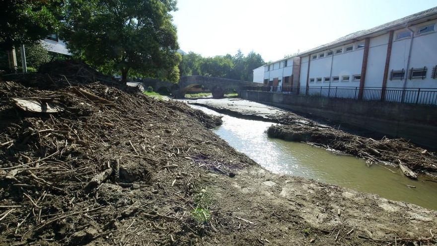 César Sánchez / ICAL Zona afectada por las intensas lluvias del pasado fin de semana en Toral de Merayo (León)