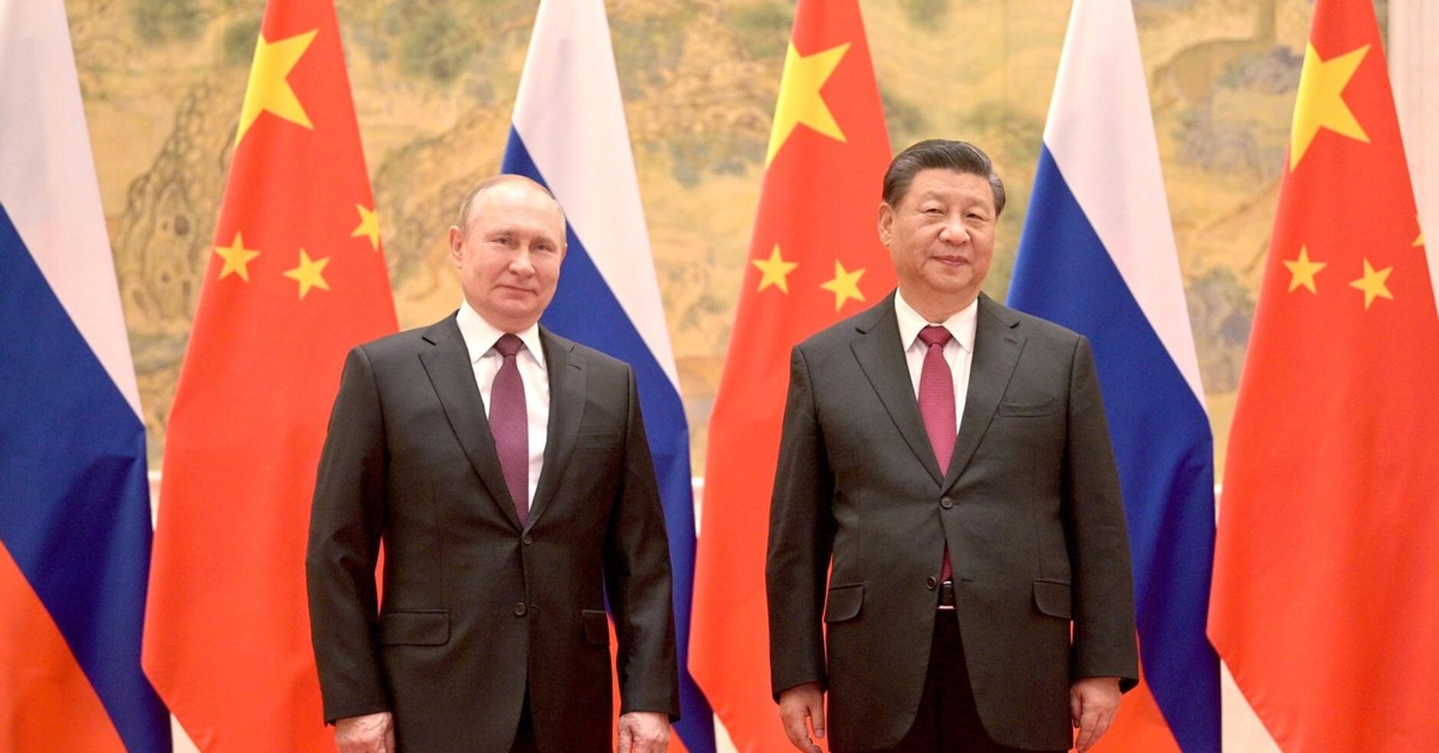 Xi Jinping, con Vladimir Putin