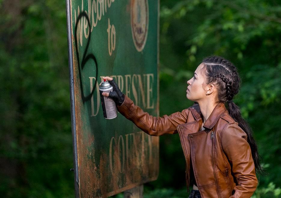 Rosita en la temporada 9 de The Walking Dead