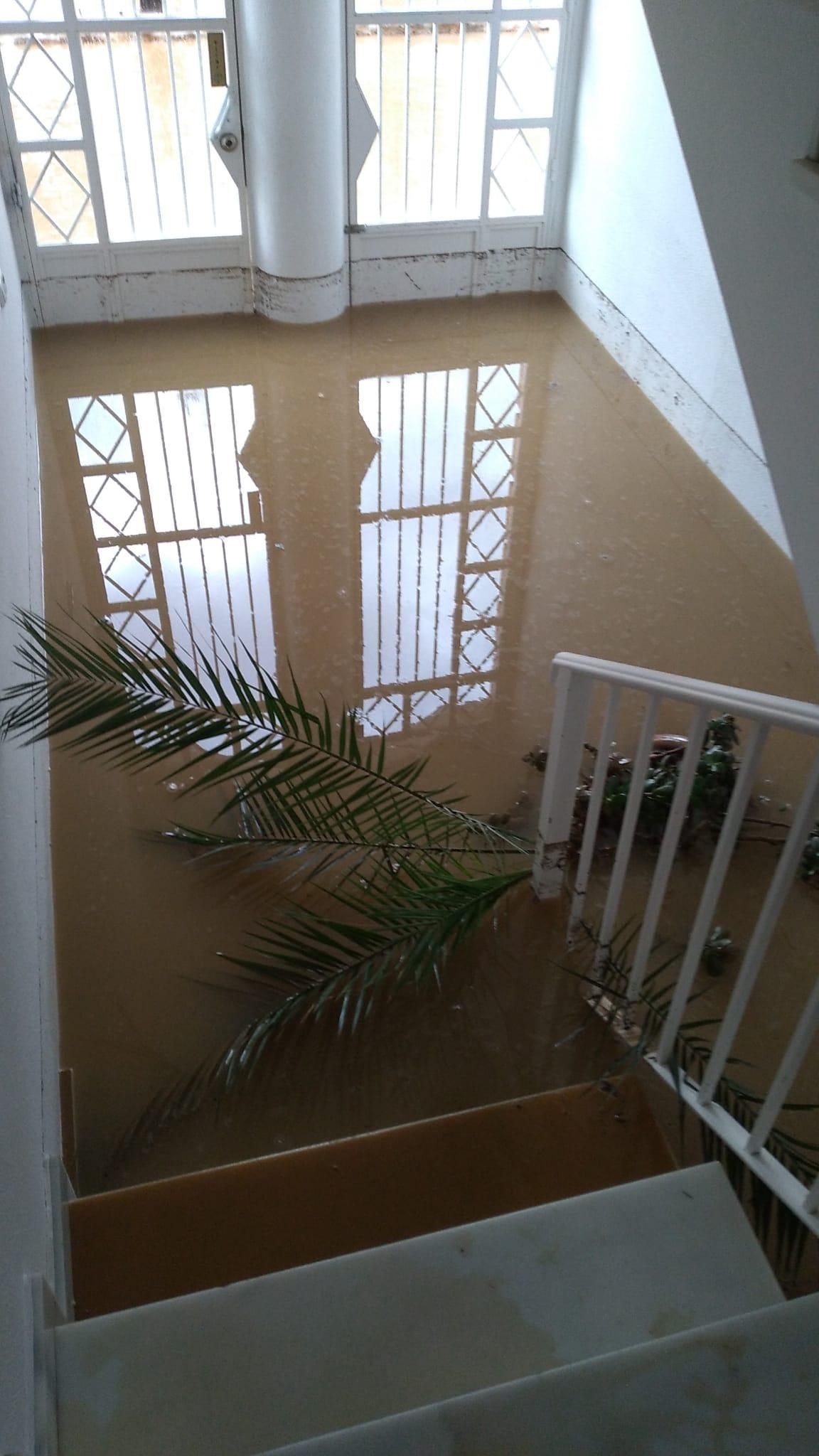 Portal inundado en Lepe