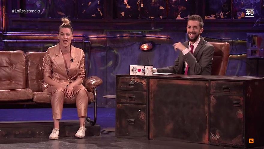 Maggie Civantos y David Broncano