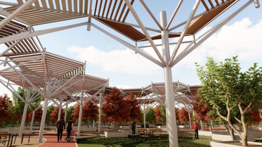 Tercer Depósito Canal - parque de sombras