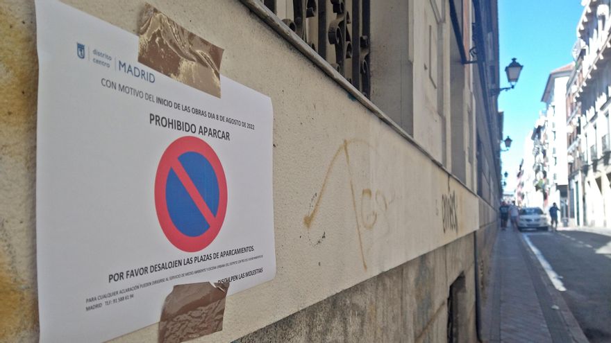 Los bordillos de Conde Duque tienen los días contados: arrancan las obras para ampliar sus aceras