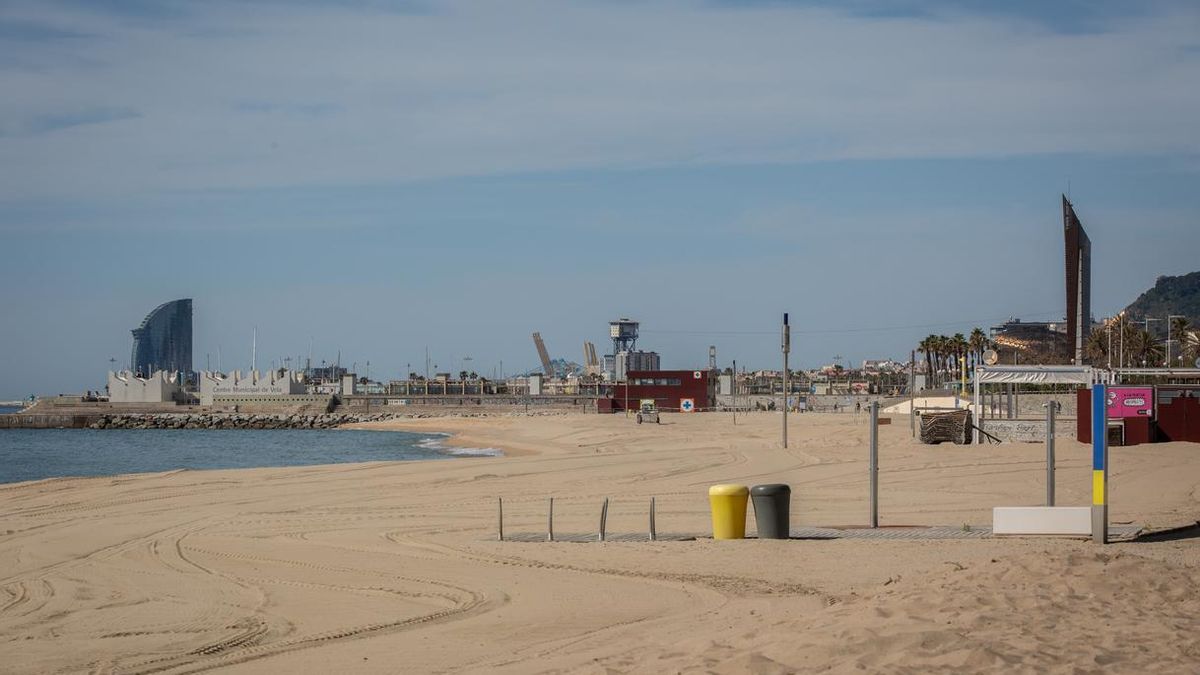Barcelona abrirá las playas para la práctica deportiva a partir de este viernes