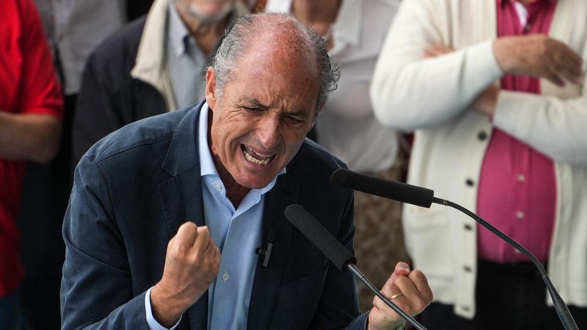 El expresidente de la Generalitat Valenciana Francisco Camps en el acto '30 años de compromiso'.
