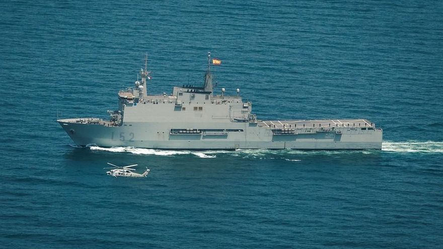 La Armada realizará el traslado vía marítima de los agricultores del Valle de Aridane