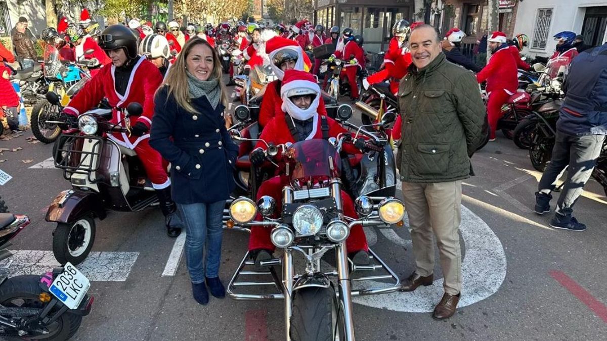 Miles de motoristas vestidos de Papá Noel volverán a recorrer la provincia de Toledo el 21 de diciembre