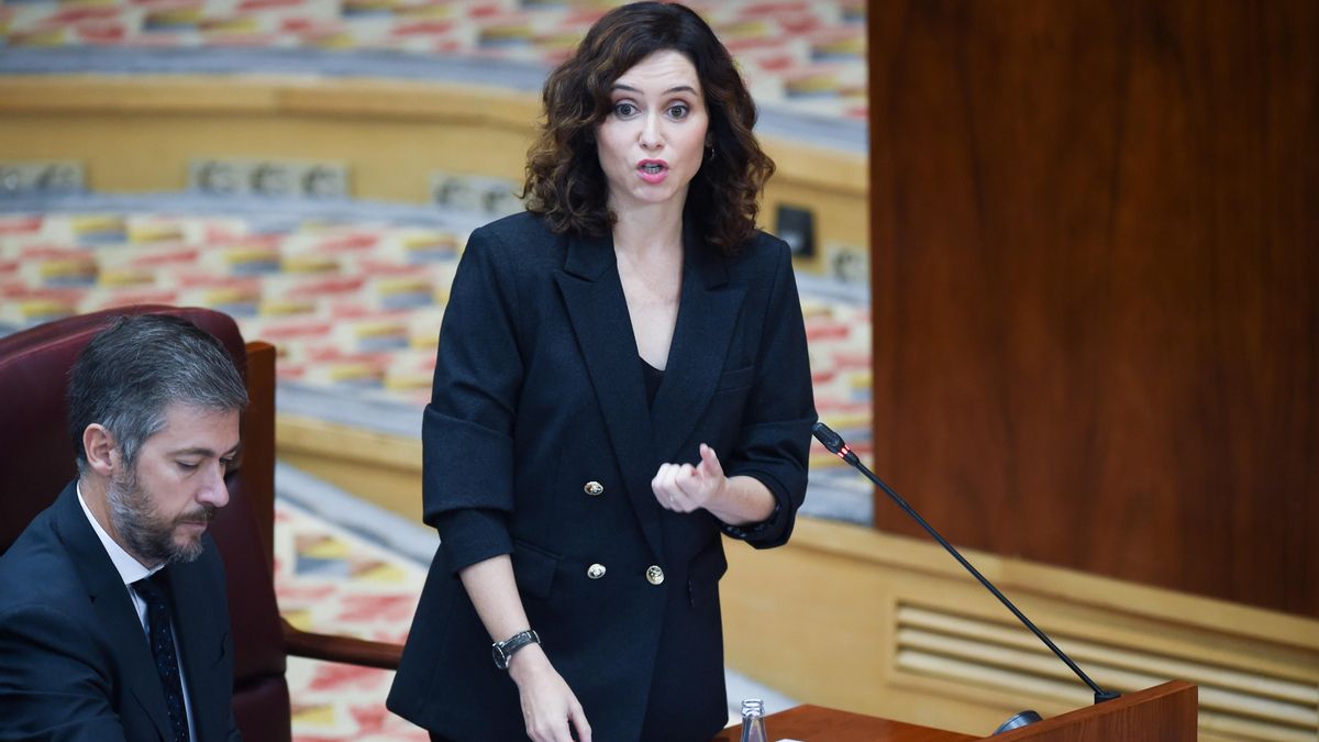 La presidenta de la Comunidad de Madrid, Isabel Díaz Ayuso. Archivo.