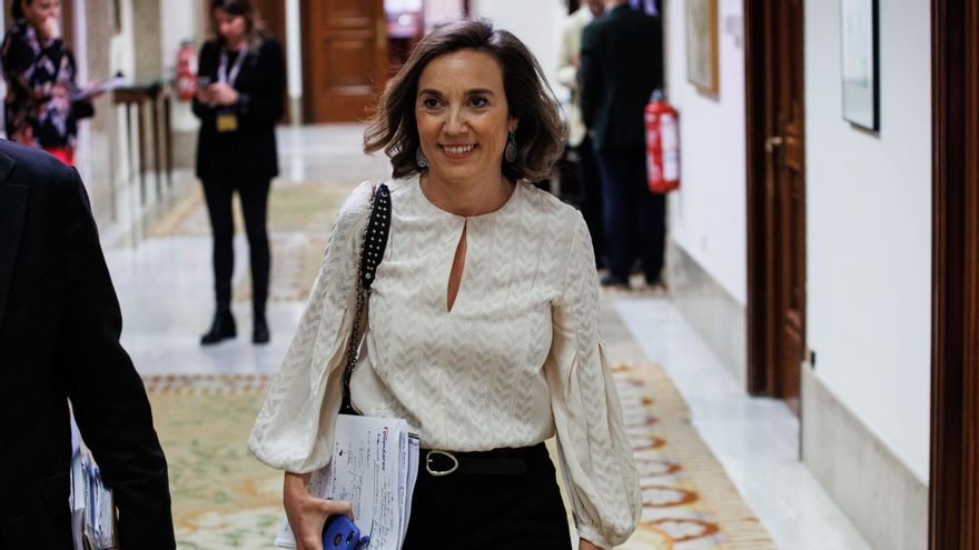 La Secretaria General del Partido Popular y portavoz del partido, Cuca Gamarra.