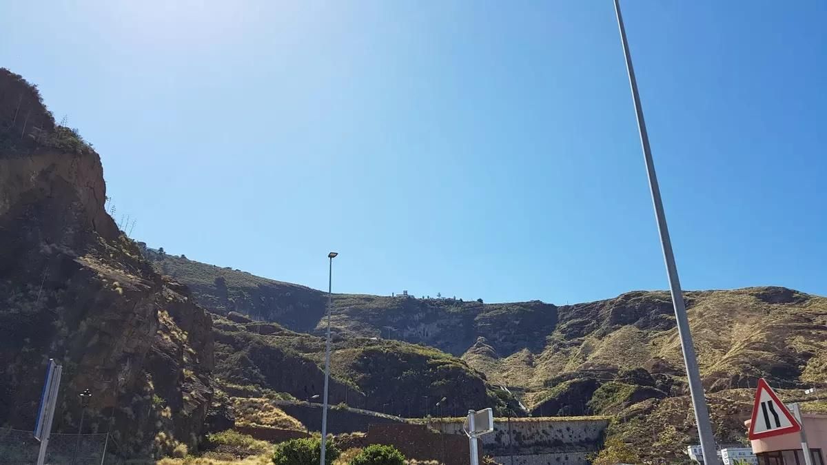 Imagen  de archivo de un día despejado en La Palma
