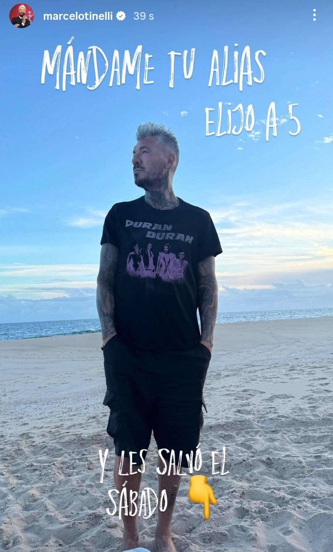El posteo de Marcelo Tinelli promoviendo de forma encubierta las apuestas.