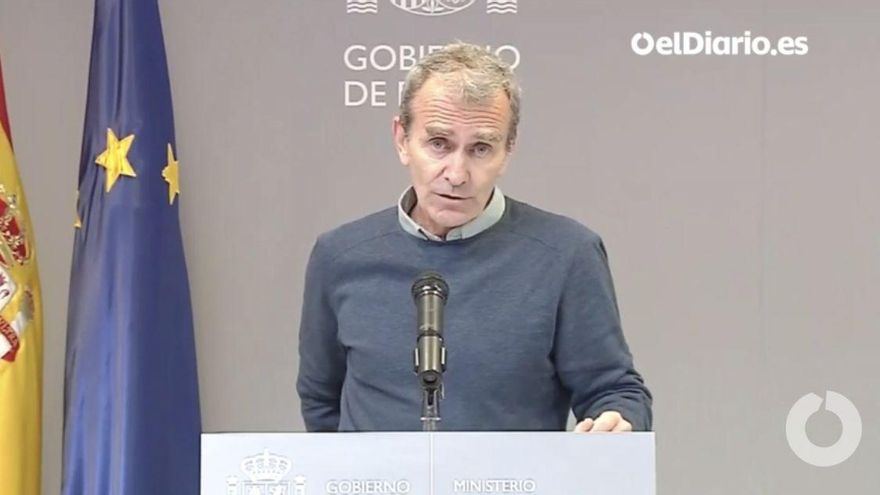 Fernando Simón en rueda de prensa.