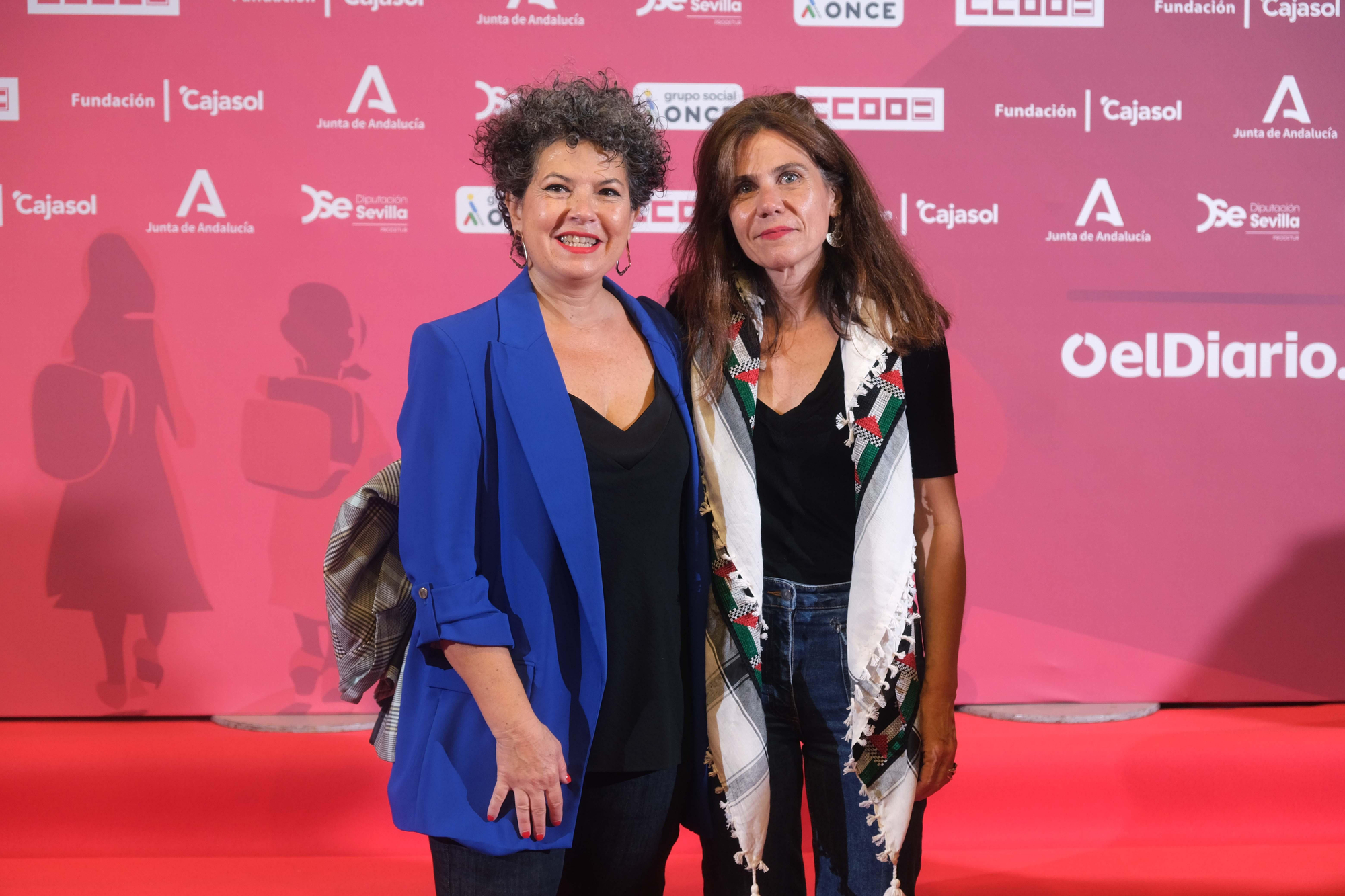 Mariebel Mora y Macarena Olid, de APDHA