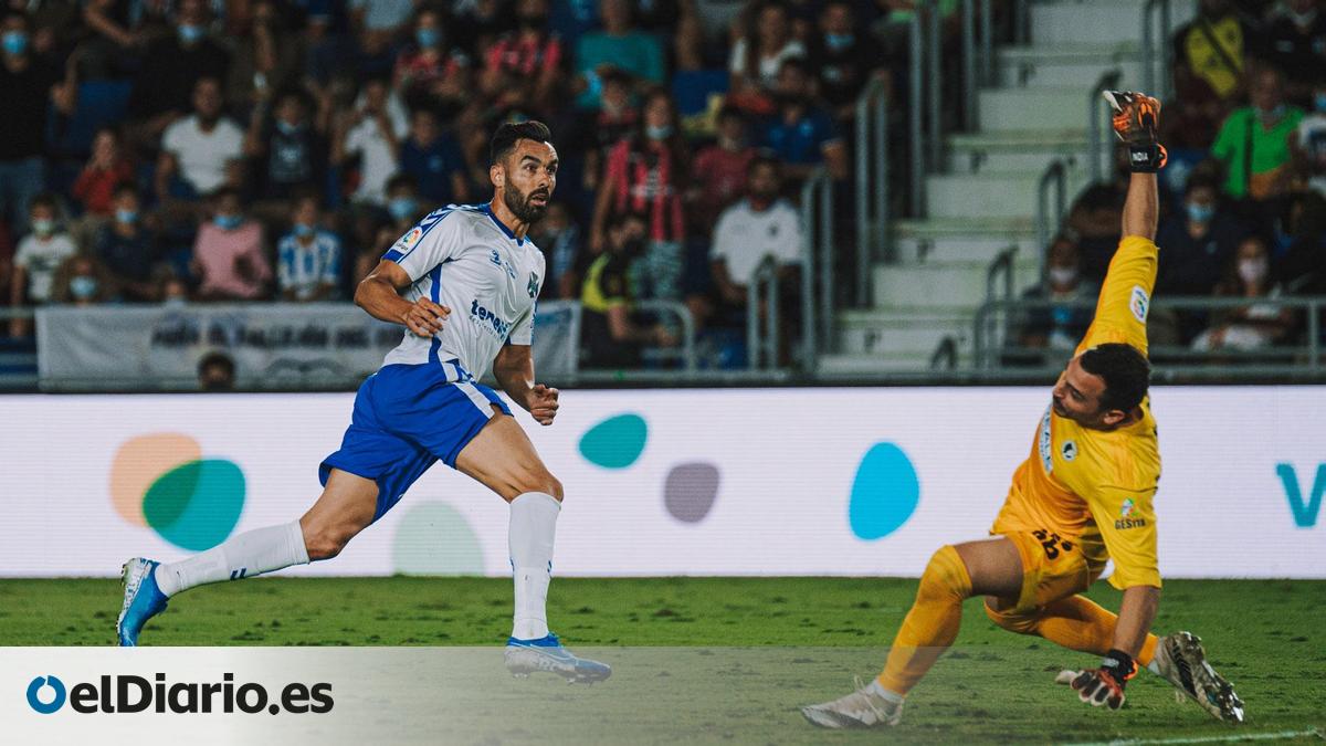 Enric Gallego entra en el ‘Top 10’ de los goleadores del CD Tenerife