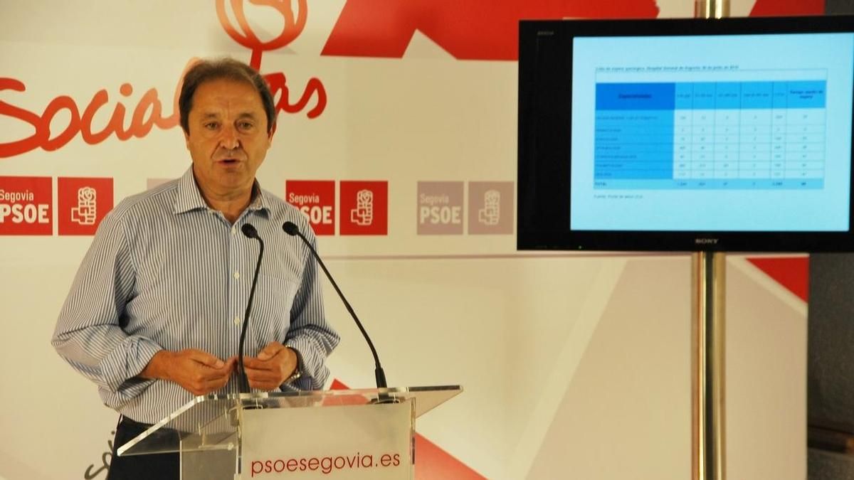 Un exdiputado del PSOE por Segovia que se dio de baja "por dignidad personal" registra un nuevo partido