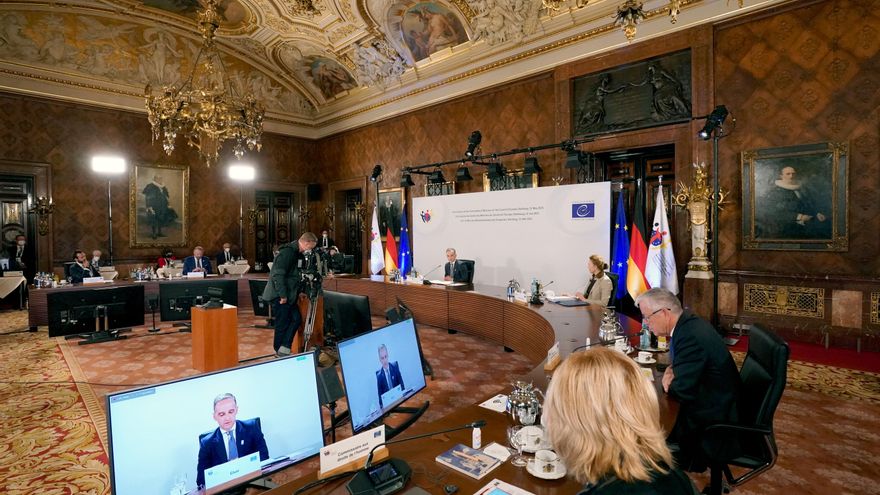 Imagen de archivo de una reuni9ón del Comité Ministerial del Consejo de Europa. EFE/EPA/MARCUS BRANDT / POOL