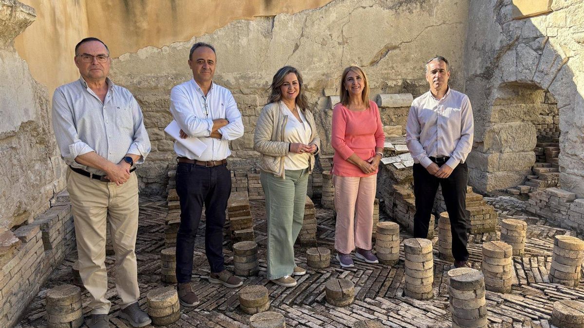 La cubrición del edificio de las Termas de Torreparedones estará terminada a principio de 2026