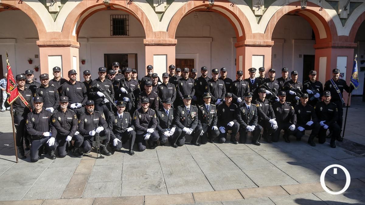 Acto de la Policía Nacional para celebrar su patrón, los Santos Ángeles Custodios