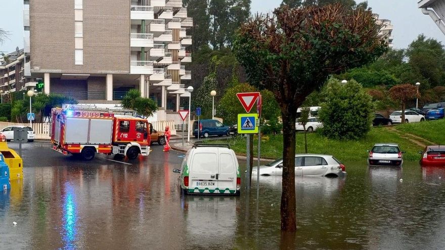 Inundación en Castro Urdiales