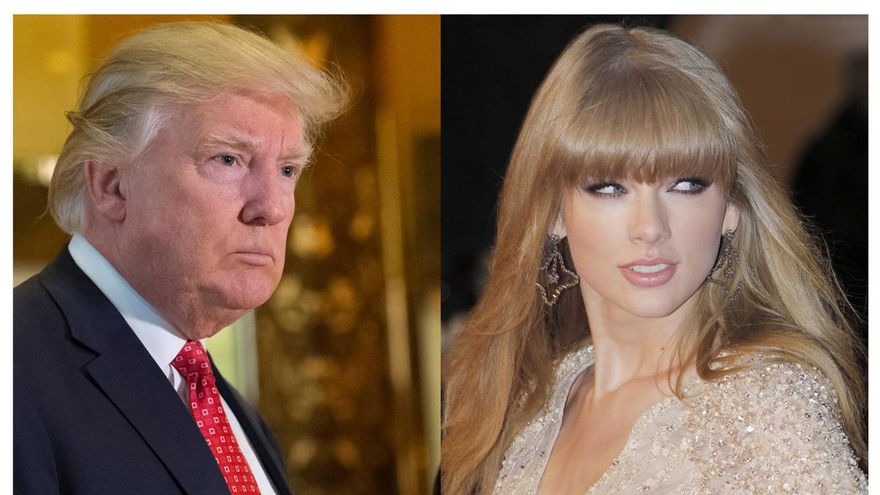 Trump comparte imágenes falsas con las que pretende demostrar que Taylor Swift y sus fans le respaldan