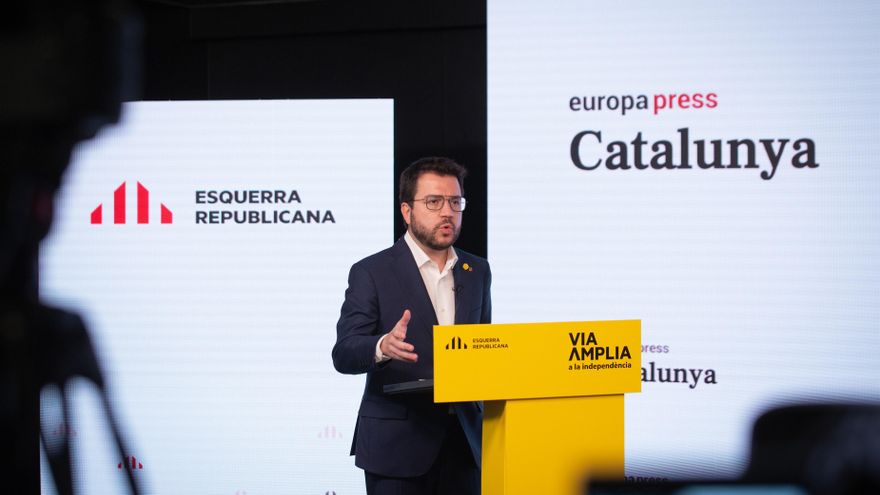 Aragonès pide una tregua electoral a Junts mientras el PSC aleja a Illa del foco electoral