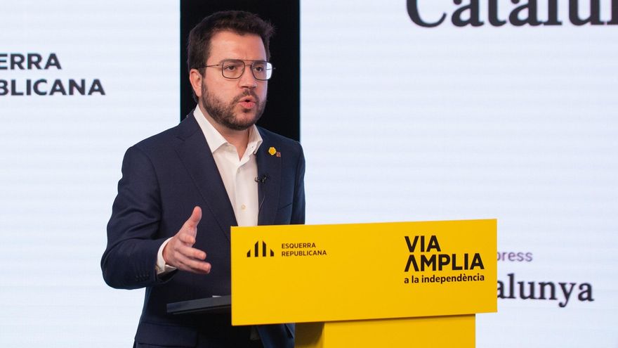 El vicepresidente de la Generalitat, Pere Aragonès, en el Encuentro Digital de Europa Press.