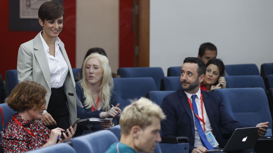 La ministra de Política Territorial y portavoz del gobierno Isabel Rodríguez, durante la rueda de prensa tras el Consejo de Ministros.